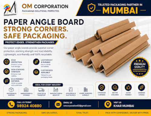 Paper Angle Board, Mumbai, Khar Mumbai, and OM Corporation.