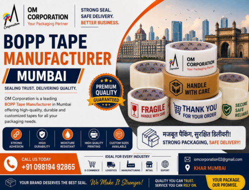 Customised BOPP Tape Supplier – Premium Printed Packaging Solutions by OM Corporation
